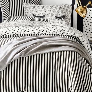PBTeen Emily & Meritt Cabana Striped Full/Queen Duvet Cover w/ 2 Standard Shams